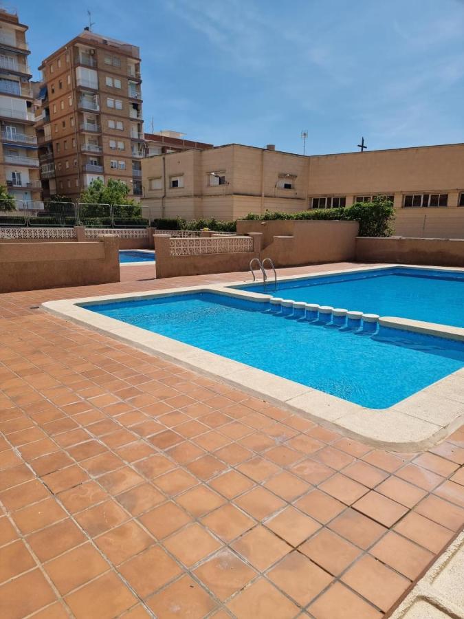 Apartement Santa Pola - 2 Bedrooms - Playa Lisa Tamarit - Airco - Parking ภายนอก รูปภาพ
