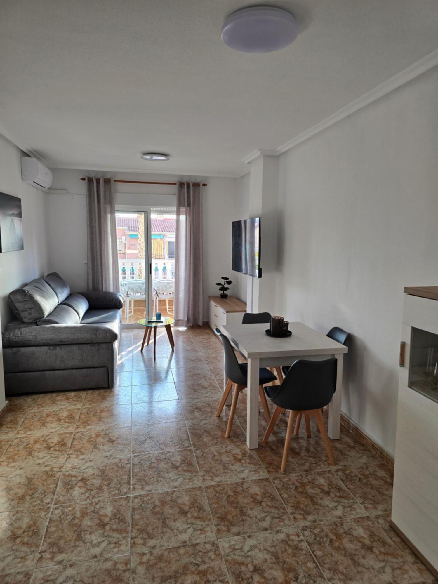 Apartement Santa Pola - 2 Bedrooms - Playa Lisa Tamarit - Airco - Parking ภายนอก รูปภาพ